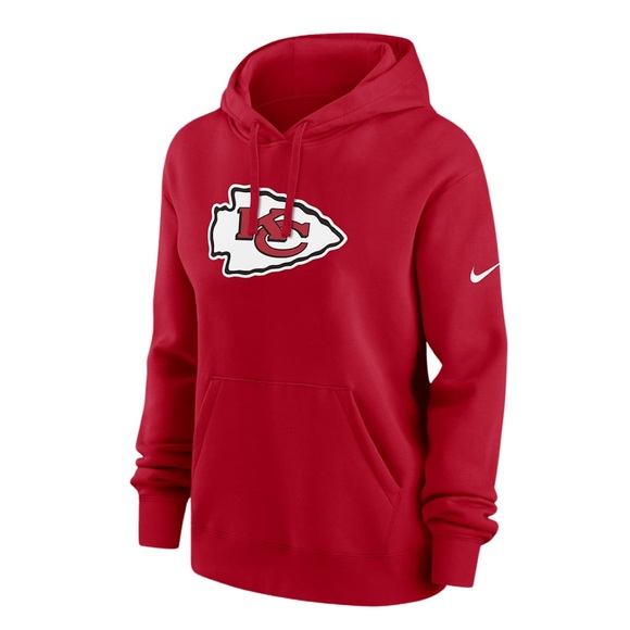 Nike Tops - Kansas City Chiefs - Women's Nike NFL Pullover Hoodie - Size Large - Excellent